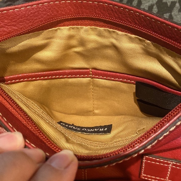 Franco Sarto Red leather crossbody in great pre-owned condition. - Picture 9 of 14